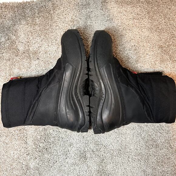 Kamik Zip Front Black Snow Boot Men Size 11 - Picture 5 of 9